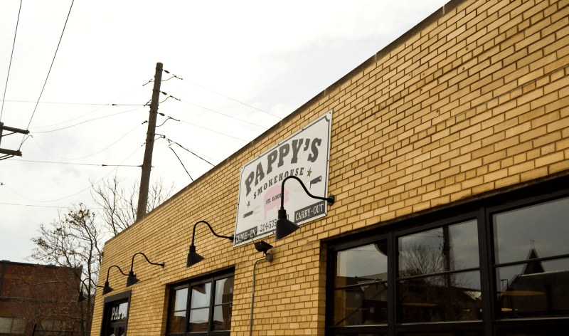 The storefront of Pappy’s Smokehouse in St. Louis