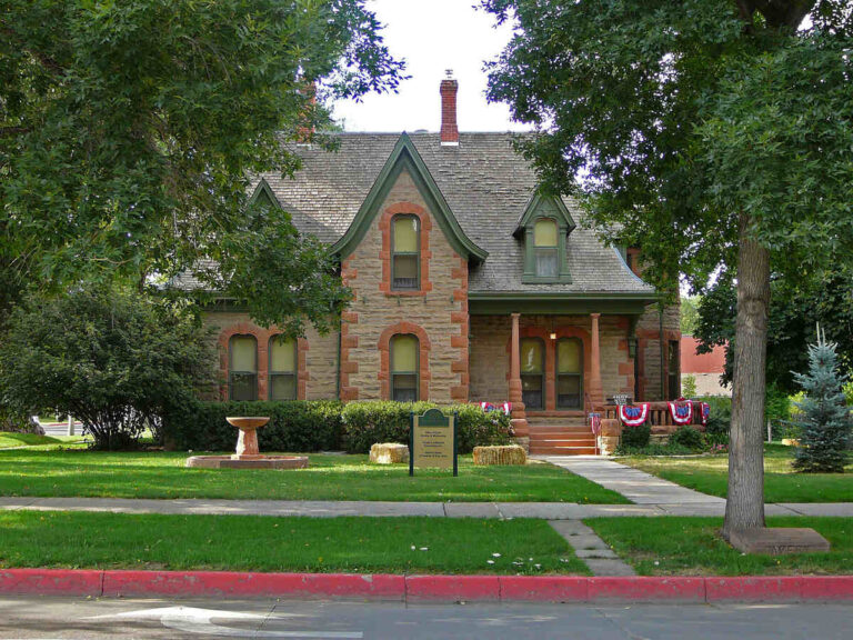lawn in front of a house in fort collins