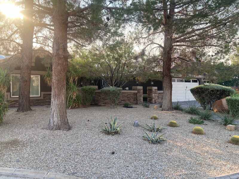 xeriscaped lawn in Las vegas nevada