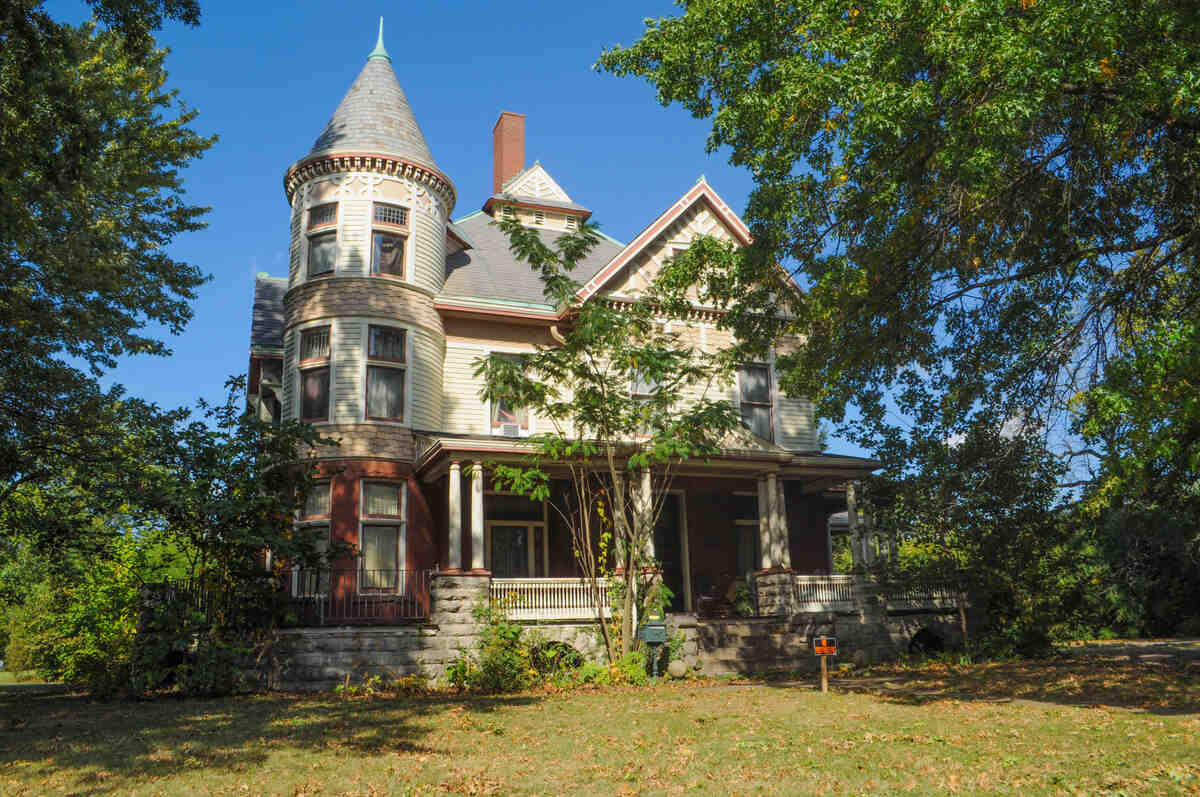 lawn in front of a house in springfield