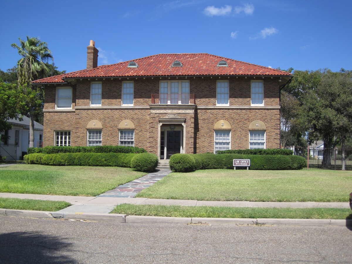 lawn in front of a house in Corpus Christi