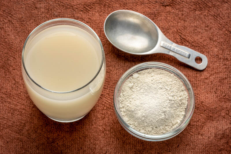 diatomaceous earth powder and in water 