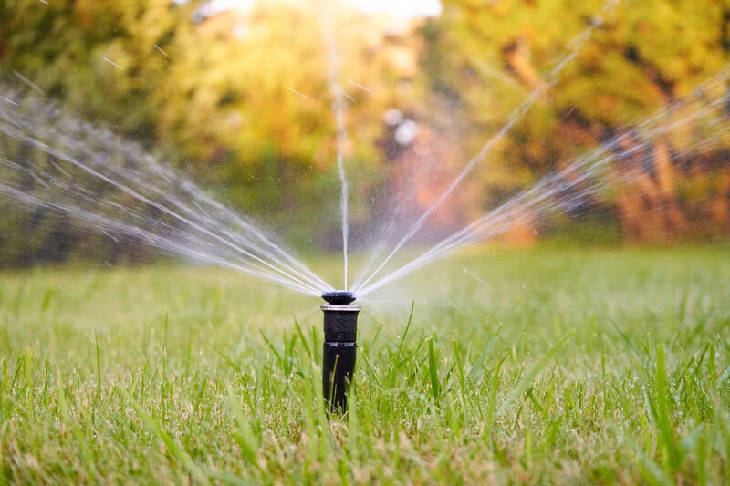 Sprinkler of automatic lawn and home garden irrigation system