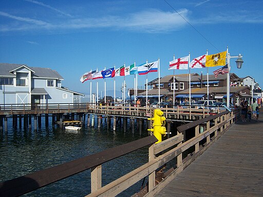 Stearns Wharf in Santa Barbara, California