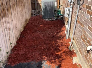 Mulching by Marlain Jones for William & Carole C. in Fort Worth, TX