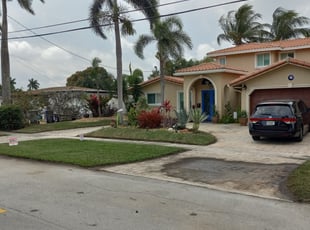 Weeding by Elie Charles for Justin T. in Pompano Beach, FL