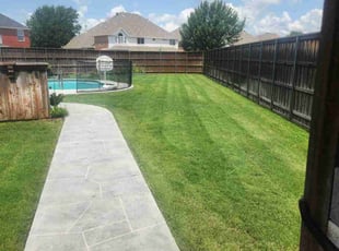 John W.'s Lawn Mowing service result