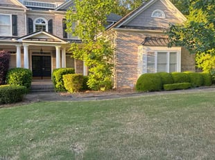 Bush Trimming by Travis Garrett for Michael G. in Cumming, GA