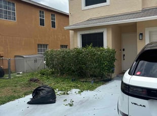 Bush Trimming by Jhon MarroquΓn for Kaydeen H. in West Palm Beach, FL