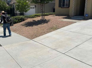 Weeding by Carlos Reyna for jing z. in Fontana, CA