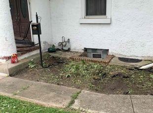 Weeding by Deven Coles for Evelyn W. in Yeadon, PA