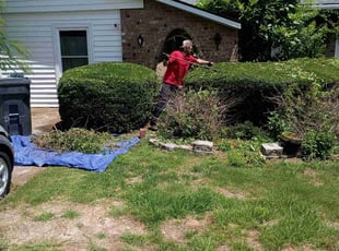 Bush Trimming by Thomas Chalker for Mona G. in Martinez, GA