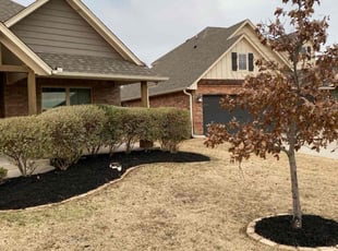 Mulching by Jessie Revilla Sanchez for Naseem H. in Edmond, OK