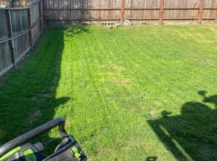 Sarah R.'s Lawn Mowing service result