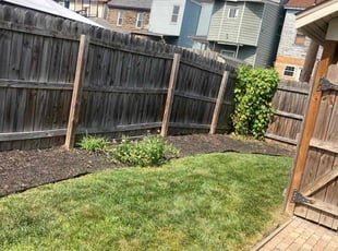 Weeding by Evan Cadoff for Beth M. in Aspinwall, PA