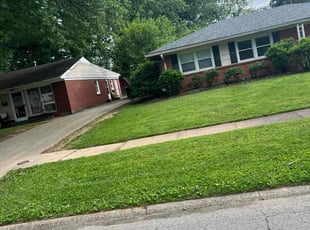 Crystal G.'s Grass Cutting service result