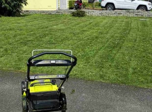 Abhinav K.'s Lawn Mowing Service service result