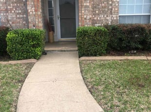Bush Trimming by Simon Diamond for Kenneth R. in Dallas, TX