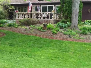 Mulching by Angie Howard for Shanda M. in New Albany, OH