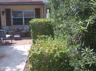 Bush Trimming by Deron Bethel for John T. in West Palm Beach, FL