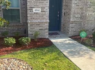 Mulching by Victor Ramirez for Christina M. in Irving, TX