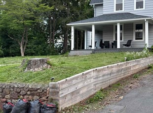 Leaf Removal by Rey Alvarez for Gayle T. in Southington, CT