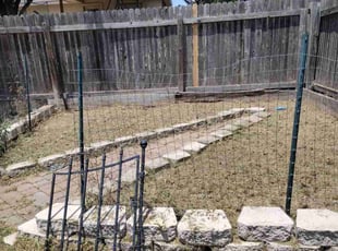 Weeding by Jeronimo Barrientos for Lauren M. in Buda, TX