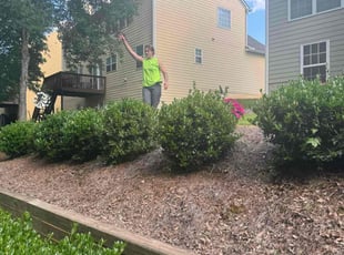 Weeding by Travis Garrett for James B. in Marietta, GA