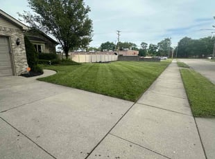 Vicki A.'s Lawn Service service result