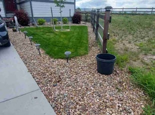 Weeding by Trent Young for Mary B. in Dacono, CO