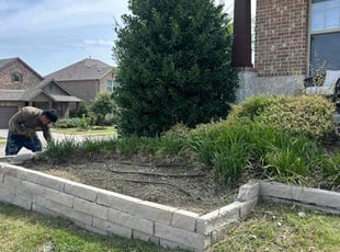 Weeding by Juan Garcia for Amanbir S. in Garland, TX