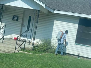 Weeding by Simon Sanchez Jr for Steve C. in Arlington, TX