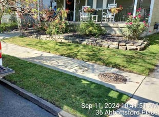 Kristen M.'s Lawn Mowing service result
