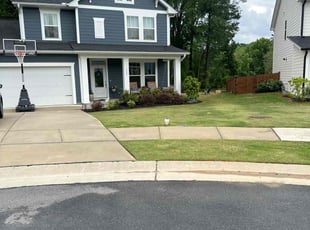 Matthew j.'s Lawn Mowing service result