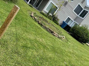 Landscaping by Caleb Gaines for Chris B. in Virginia Beach, VA