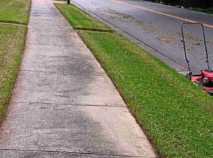 Joseph m.'s Lawn Mowing service result