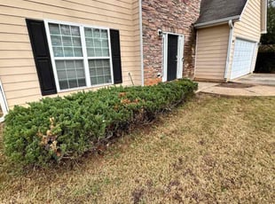 Bush Trimming by Christian Foley for Kevin S. in Fairburn, GA