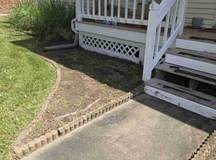 Weeding by Anthony Brown for Corinna W. in Chesapeake, VA