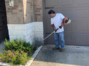 Weeding by Ethan Mullani for Stanley S. in Booth, TX
