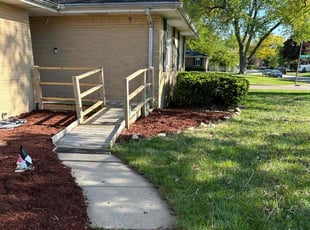 Mulching by Aileen Sanchez for Sam S. in Aurora, IL