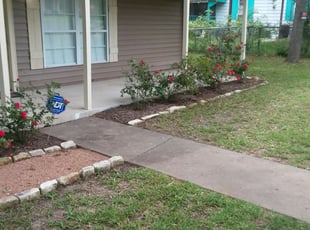 Landscaping by Edward Rodriguez for Qiana D. in Fort Worth, TX