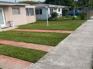 Kimberley M.'s Yard Cutting service result