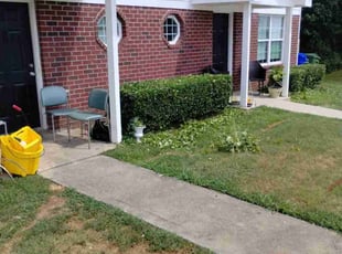 Bush Trimming by Lacie and Don Moore for Ranjeet S. in Monroe, GA