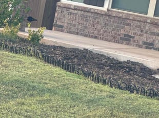 Weeding by Leray Thornton for David A. in Edmond, OK