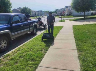 Aeration by David Rodriguez for Christopher R. in Belleville, IL