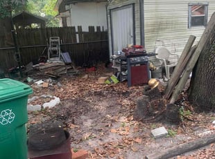 Leaf Removal by Curtis Crawford for Eugene R. in Tampa, FL