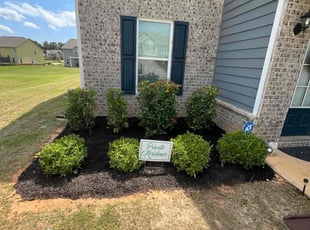 Landscaping by Mylan Moffett for Kim G. in Locust Grove, GA