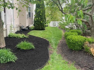 Mulching by B.J. Schuetz for Elaine w. in New Albany, OH