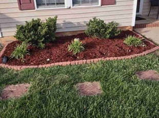 Mulching by Michael Cherry for Derek M. in Charlotte, NC