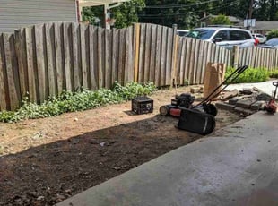 Weeding by David Peters for Xing Che Z. in Fairfax, VA